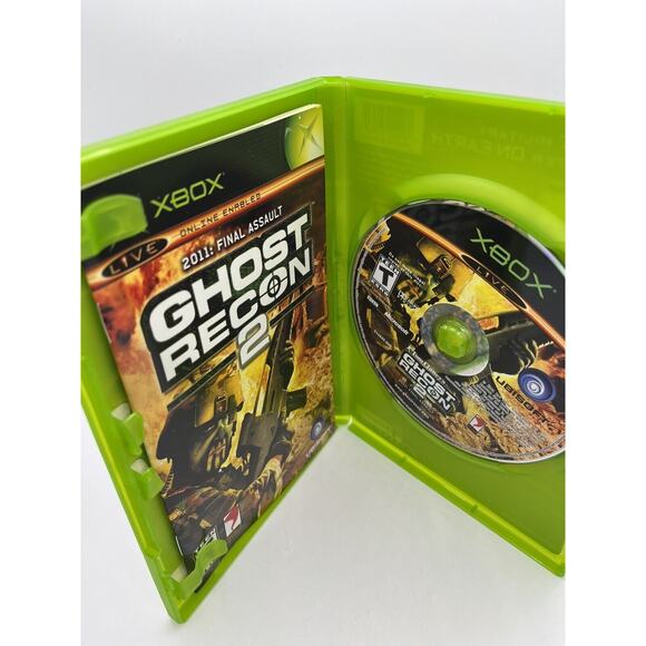 Ghost Recon 2 (Original Xbox) Black Label Cib Complete & Tested - Picture 6 of 9